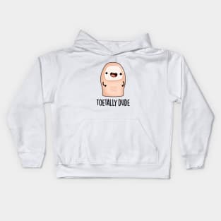 Toetally Cute Big Toe Pun Kids Hoodie